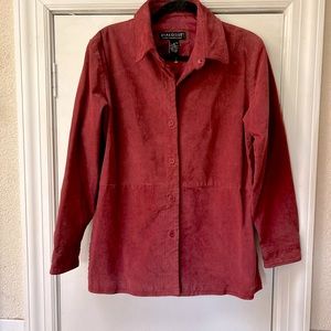 Dialogue Burgundy Women's Utility Jacket
